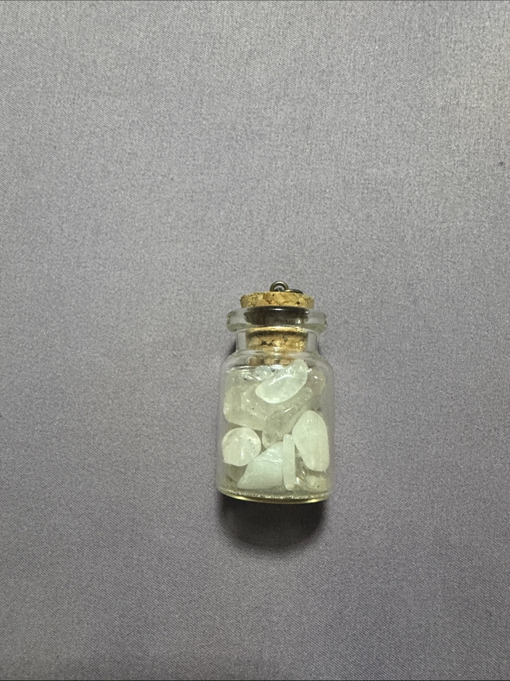 Mini Glass full of crystal chips